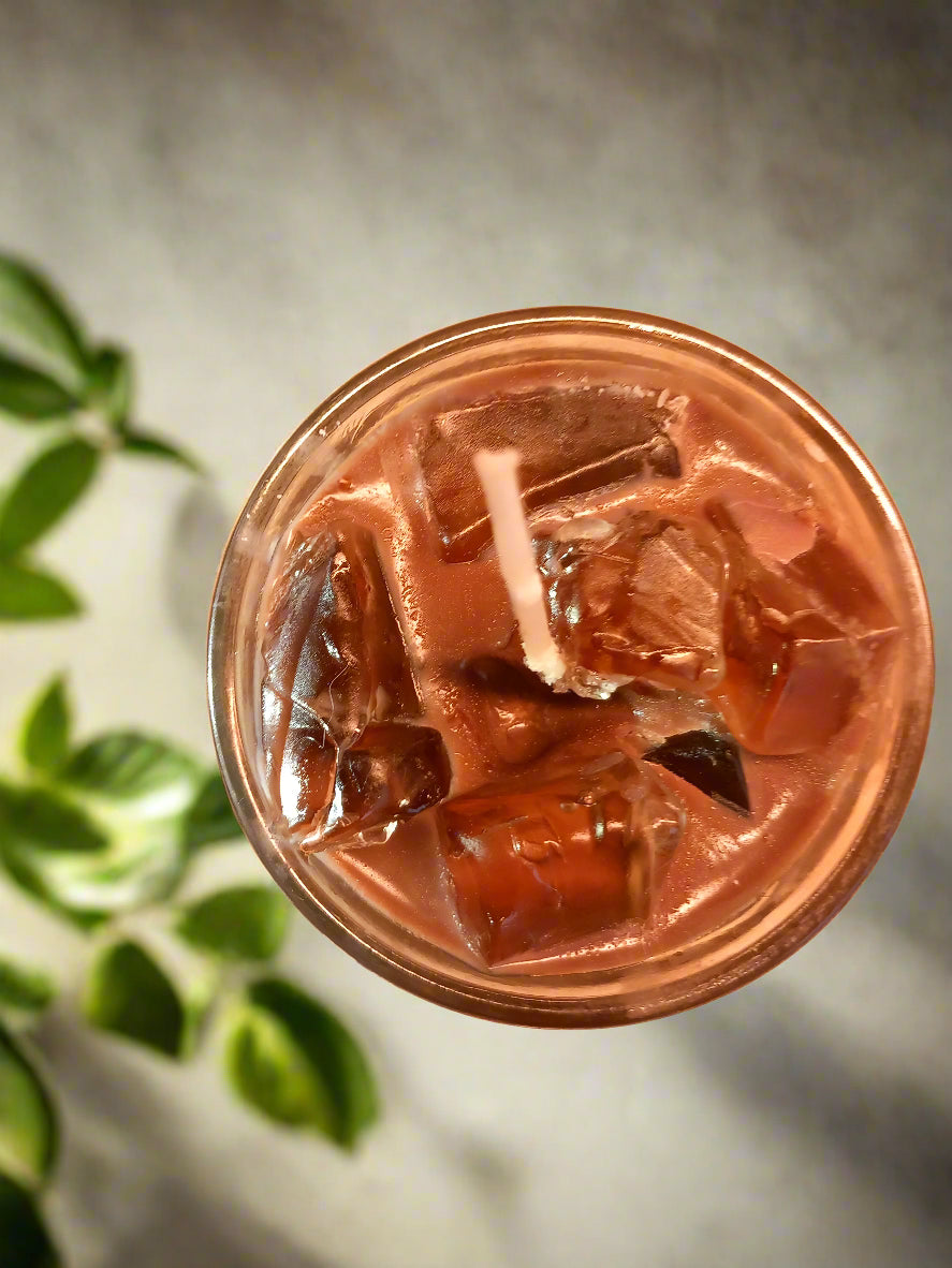 8oz Iced Coffee Dessert Candle 100% Soy Wax