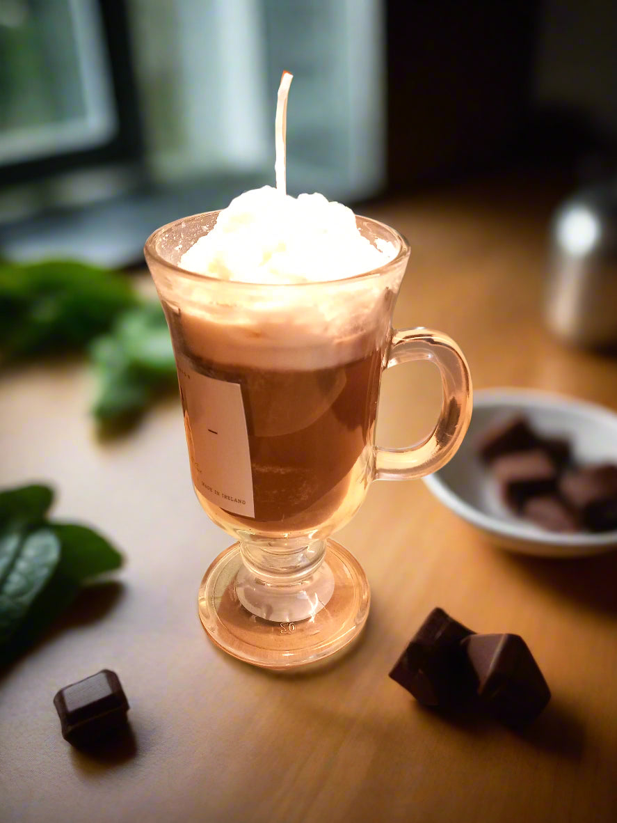 8oz. Hot Chocolate Dessert Candle