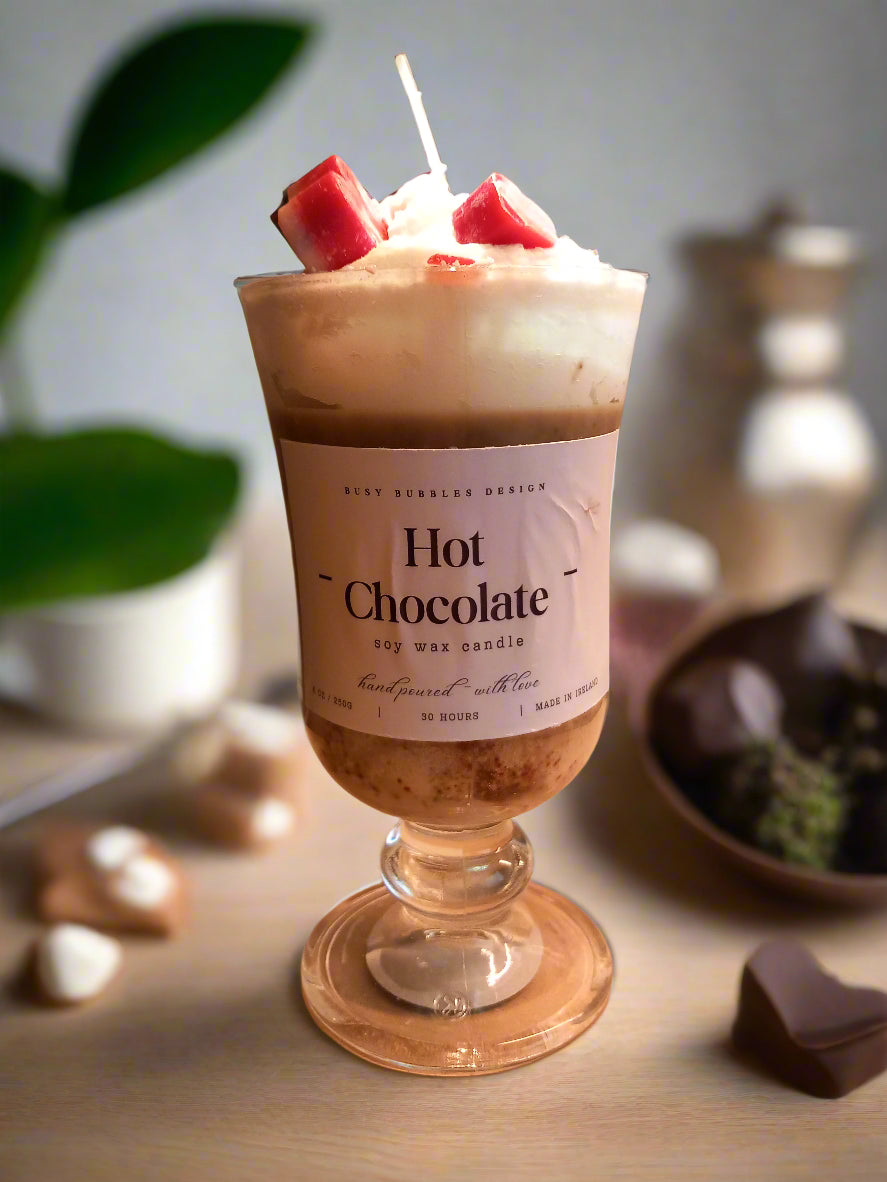 8oz. Hot Chocolate Dessert Candle