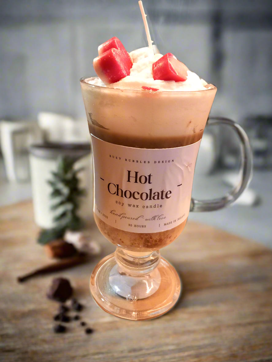 8oz. Hot Chocolate Dessert Candle