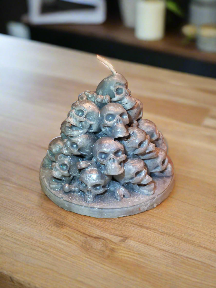 Skulls Pillar Soy wax candle