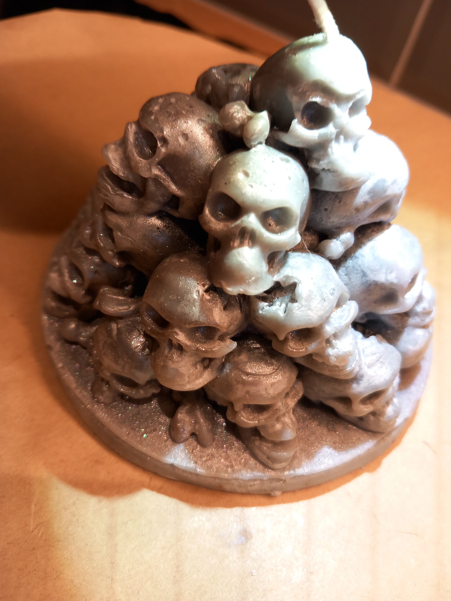 Skulls Pillar Soy wax candle