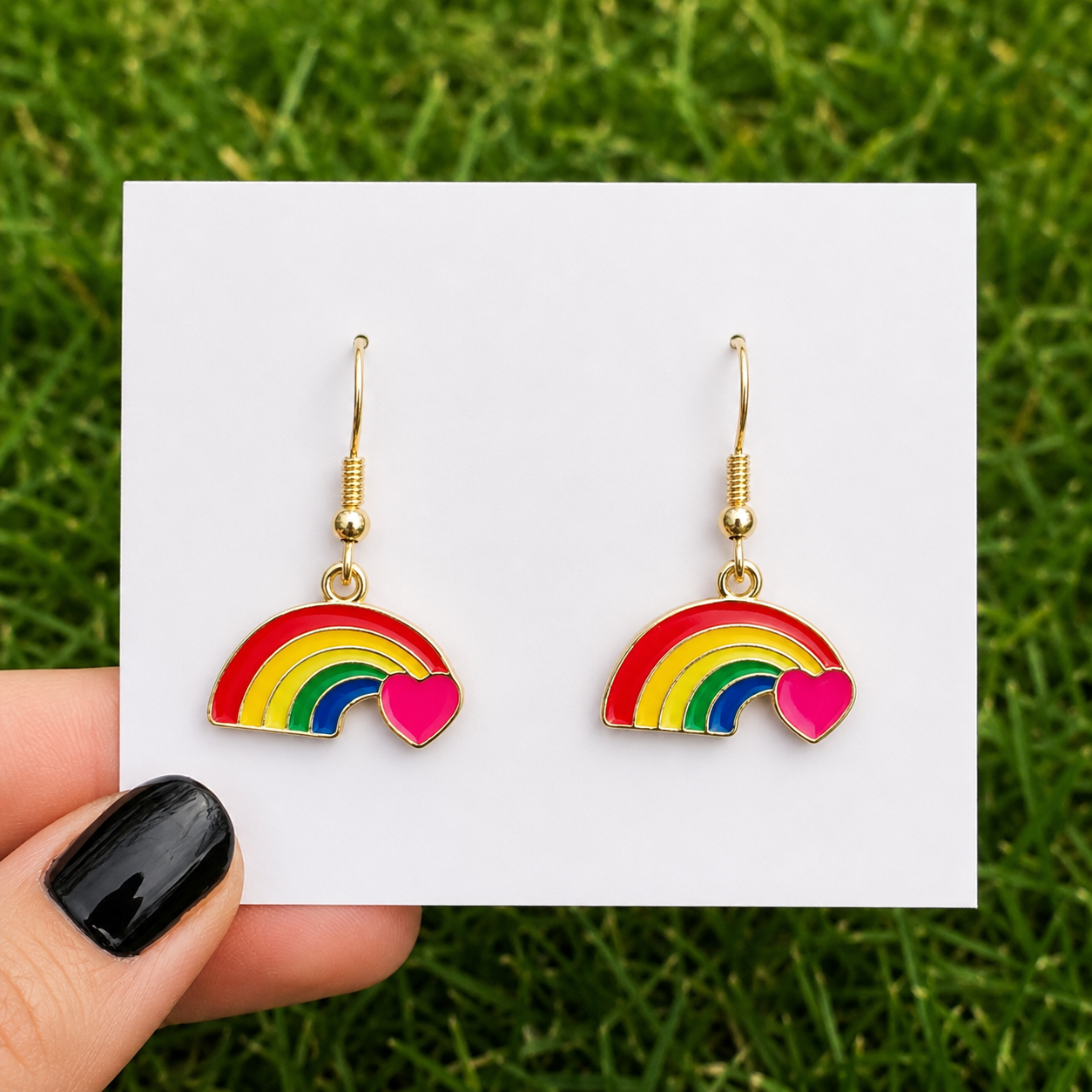 Rainbow Riot Hypoallergenic earrings