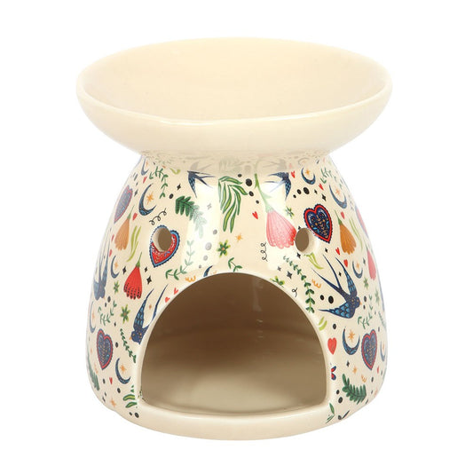 Midnight Bloom Print Oil Burner