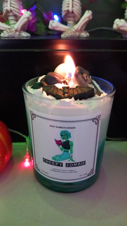 Creepy Zombie Dessert Style Candle