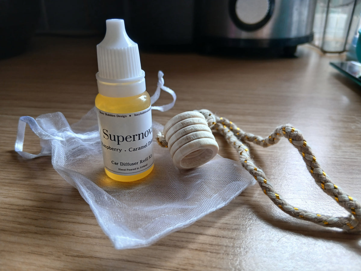 Gift Set (Bottle + Refill Kit) | Hanging Car Diffuser