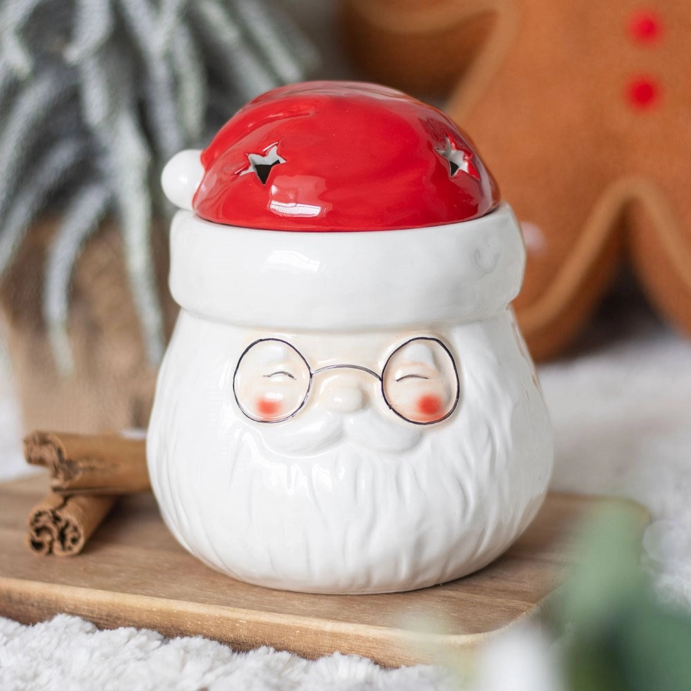 Santa Claus Shaped Christmas Oil Burner and Wax Warmer