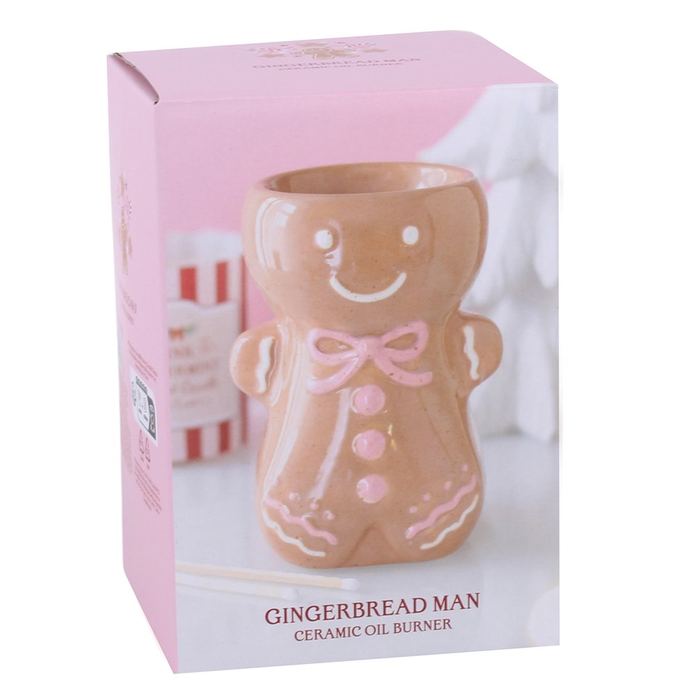 Pink Gingerbread Man Oil & Wax Burner