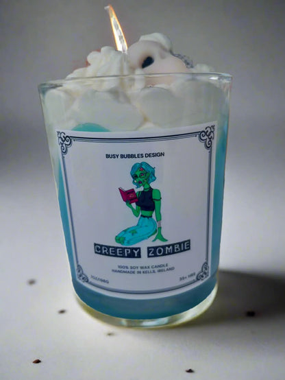Creepy Zombie Dessert Style Candle