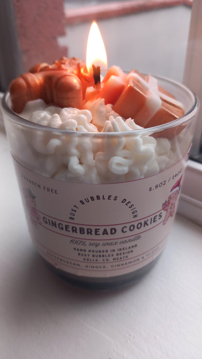 Gingerbread Cookies 8oz Soy Wax Candle