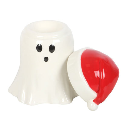 Ghost with Santa Hat Burner & Free Snap Bar