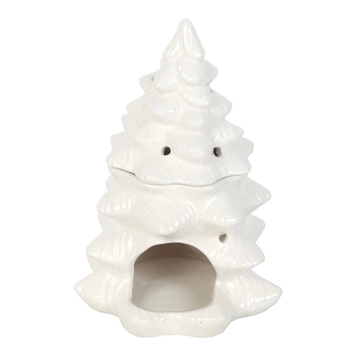 Green Winter Fir Tree Oil Burner and Wax Warmer