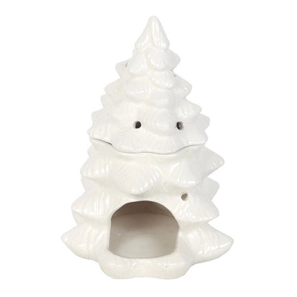 Green Winter Fir Tree Oil Burner and Wax Warmer