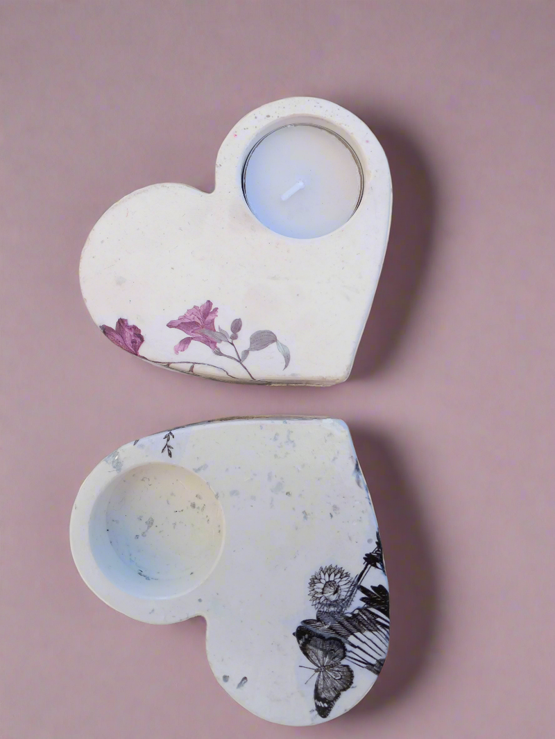 Heart Shaped Tea Light Holder