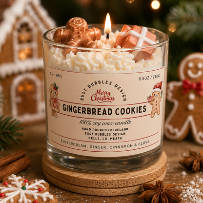 Gingerbread Cookies 8oz Soy Wax Candle