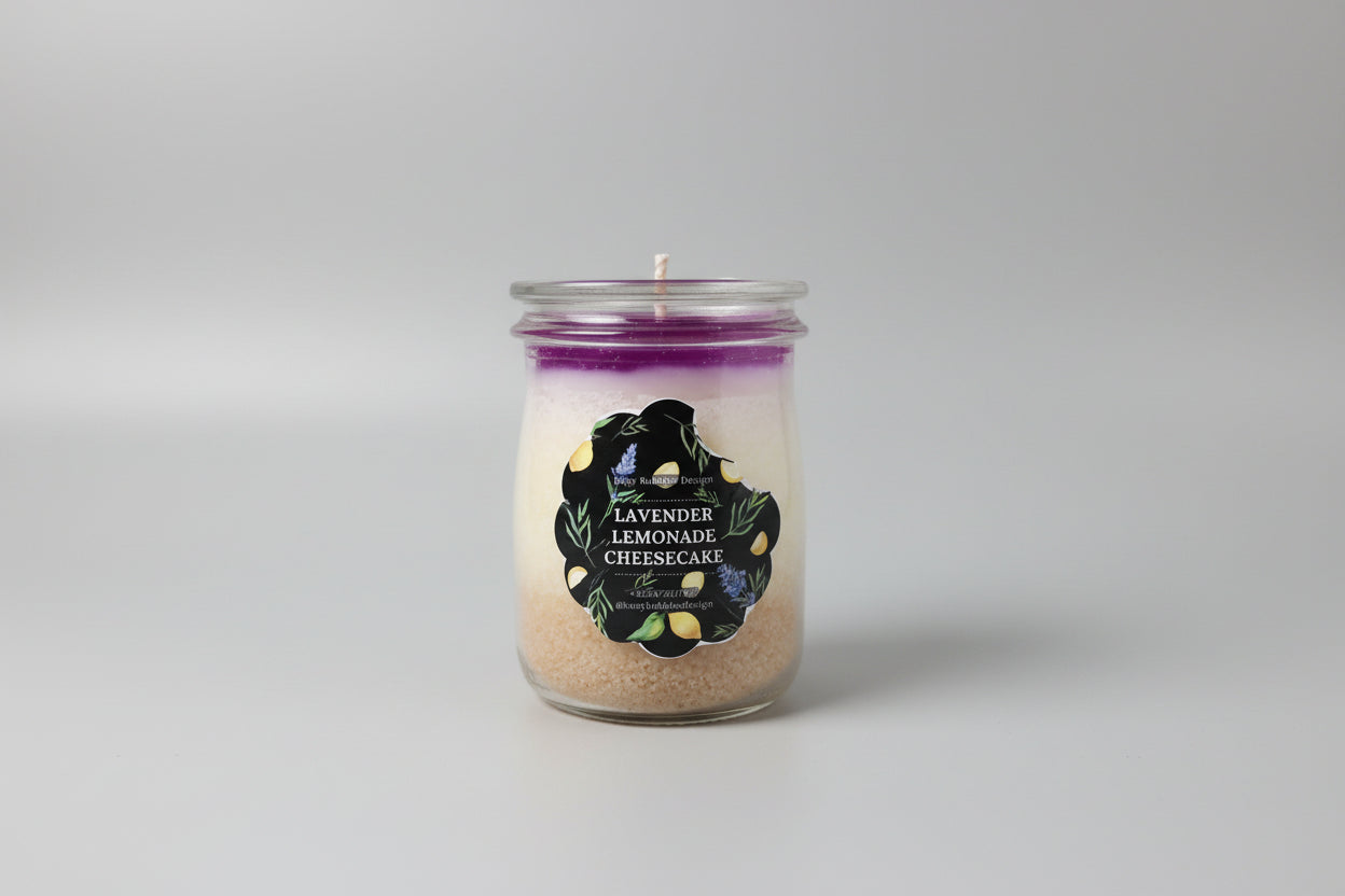 Lavender Lemonade Cheesecake Candle