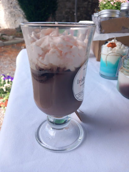 8oz. Irish Coffee Dessert Candle 100% Soy Wax